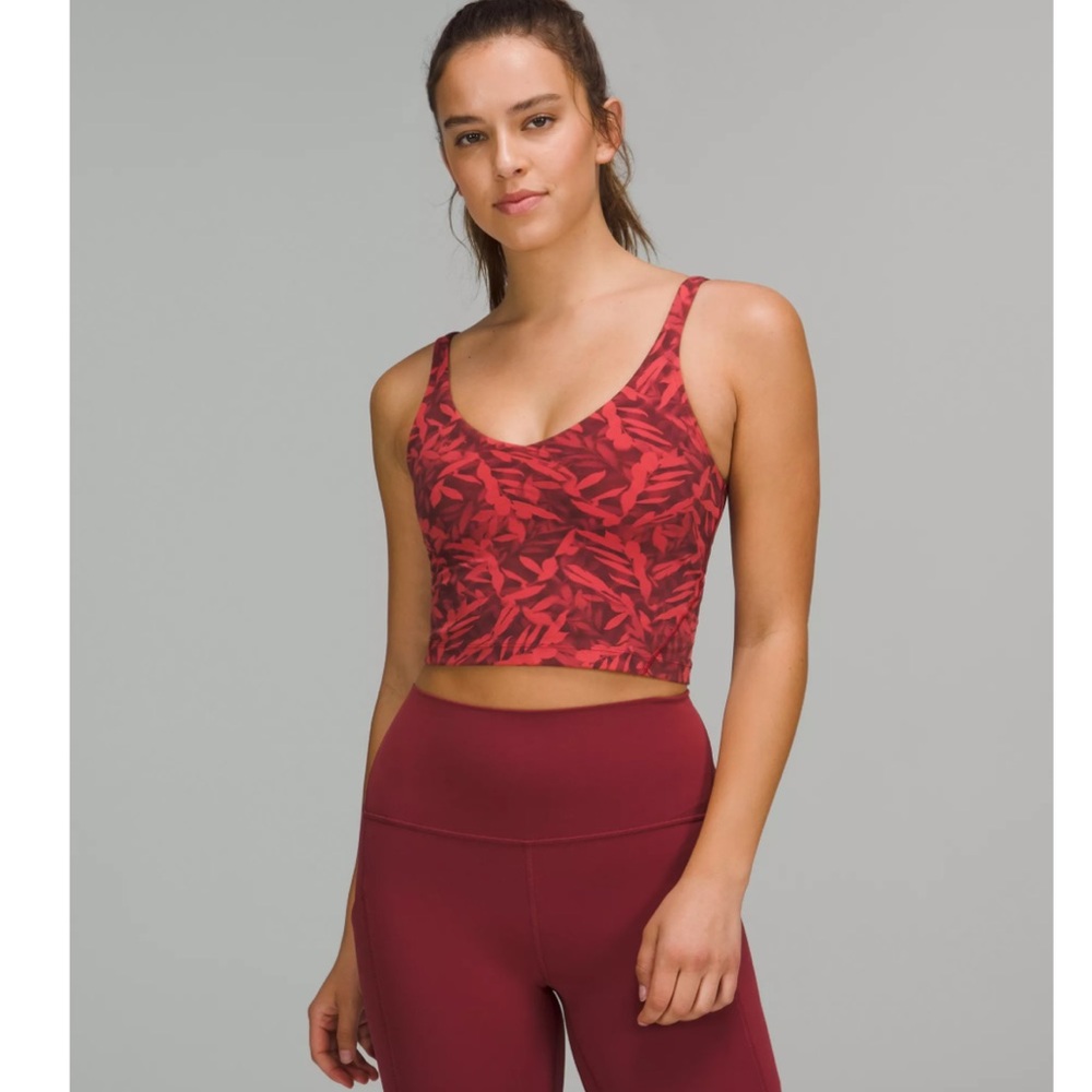 Women's Lululemon Red Align Crop Top